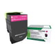 Afbeelding van Lexmark 71B2HM0 toner cartridge magenta hoge capaciteit (origineel)
