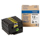 Afbeelding van Brother HGe-631V5 hoge resolutie tape zwart op geel 12mm x 8m 5 stuks (origineel)
