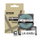 Afbeelding van Epson LK-6WBJ matte tape zwart op wit 24 mm (origineel)