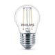 Philips E27 filament LED-gloeilamp | 2W (25W) | kogelmodel | PHLED00287