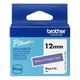 Afbeelding van Brother Btag-F35 niet-gelamineerde tape wit op paars 12 mm (origineel)