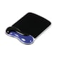 Kensington Duo Gel muismat | met polssteun | vinyl & gel | blauw & zwart | KEN62401