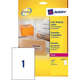 Avery Zweckform L7567-25 transparante etiketten | 210 mm x 297 mm | 25 etiketten | AVEL7567-25