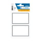 Herma 5715 boeketiketten | 82 x 55 mm | wit/grijs | 12 etiketten | HER5715