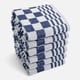 Afbeelding van Byrklund Keukendoek Clean & Fresh | Blauwe Ruit | 50 x 50 | 6 stuks