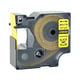 Afbeelding van DYMO 1805444 IND Rhino tape krimpkous zwart op geel 24mm (huismerk)