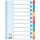 Afbeelding van Esselte 100193 A4 tabbladen | gekleurd karton | 10 tabs | 11-gaats