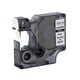 Afbeelding van DYMO S0718600 / 18444 IND Rhino tape vinyl zwart op wit 12mm (huismerk)