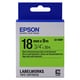 Afbeelding van Epson LK-5GBF tape zwart op fluorescerend groen 18mm (origineel)