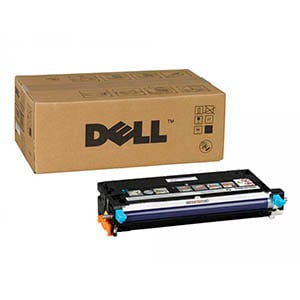 Afbeelding van Dell 593-10166 / 593-10214 (RF012) toner cartridge cyaan (origineel)