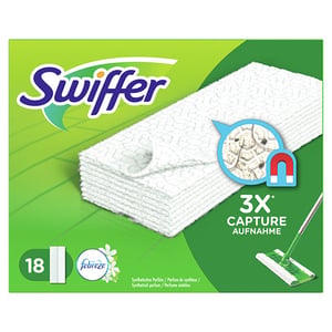 Afbeelding van Swiffer Febreze vloerdoekjes navulling | 18 stuks
