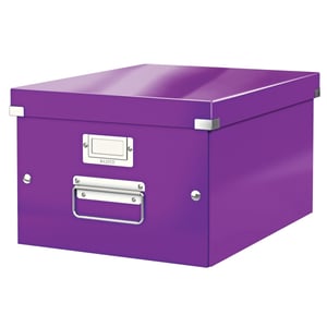 Afbeelding van Leitz 6044 WOW opbergdoos | paars metallic | medium