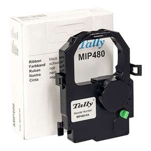 Afbeelding van Tally MIP480-KA inktlint zwart (origineel)