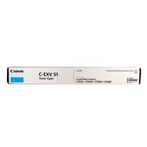 Afbeelding van Canon C-EXV 51 toner cartridge cyaan (origineel)