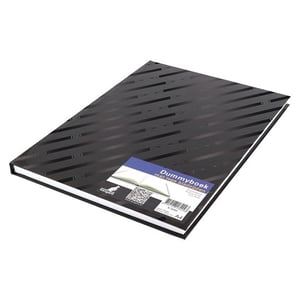 Afbeelding van Kangaro K-5584 dummyboek hardcover | A4 | zwart | gebonden | 80 vel (tweede kans)