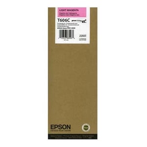 Afbeelding van Epson T606C inktcartridge licht magenta hoge capaciteit (origineel)