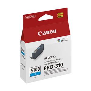 Afbeelding van Canon PFI-5100C inktcartridge cyaan (origineel)