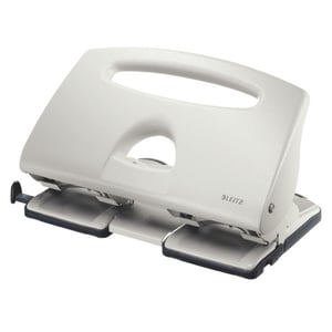 Afbeelding van Leitz 5132 perforator | staal & aluminium | grijs | 4-gaats | tot 40 vel | 1 stuk