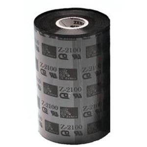 Afbeelding van Zebra 2100 / 02100BK15645 wax ribbon 156mm x 450m 12 stuks (origineel)
