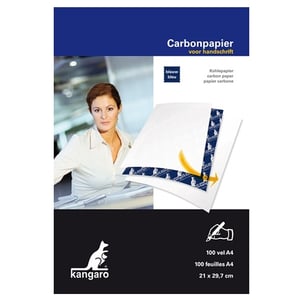 Afbeelding van Kangaro carbonpapier | A4 | blauw | 100 vel