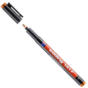 Afbeelding van Edding 141F OHP marker | oranje | ronde punt | 0,6 mm