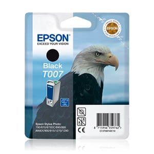 Afbeelding van Epson T007 inktcartridge zwart (origineel)