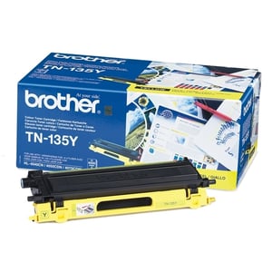 Afbeelding van Brother TN-135Y toner cartridge geel hoge capaciteit (origineel)