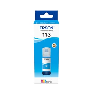 Afbeelding van Epson 113 inktfles cyaan (origineel)