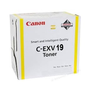 Afbeelding van Canon C-EXV 19 toner cartridge geel (origineel)