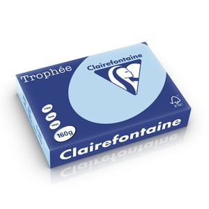 Afbeelding van Clairefontaine papier | blauw | A4 | 160 gr. | 250 vel