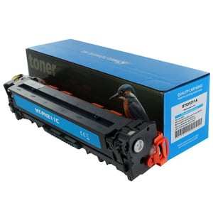 Afbeelding van Sneltoner huismerk vervangt HP CF211A nr. 131A toner cartridge cyaan