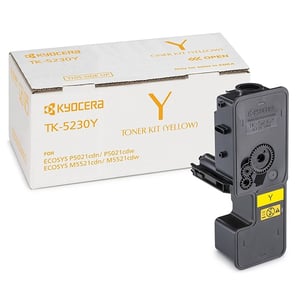 Afbeelding van Kyocera TK-5230Y toner cartridge geel hoge capaciteit (origineel)