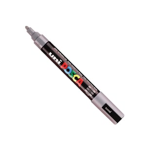 Afbeelding van POSCA PC-5M verfmarker | grijs | ronde punt | 1,8 - 2,5 mm