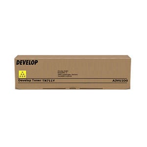 Afbeelding van Develop TN-711Y (A3VU2D0) toner cartridge geel (origineel)