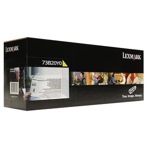 Afbeelding van Lexmark 73B20Y0 toner cartridge geel (origineel)