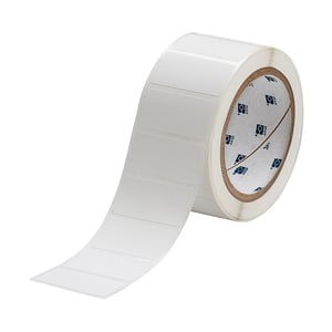 Afbeelding van Brady THT-17-423-3 label polyester glanzend wit 50,80 x 25,40 mm (origineel)