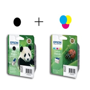 Afbeelding van Epson bundel T050(black) + T053(color)