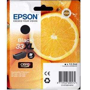 Afbeelding van Epson T3351 nr. 33XL inktcartridge zwart hoge capaciteit (origineel)