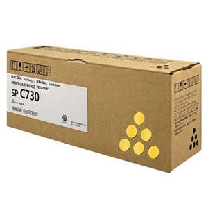 Afbeelding van Ricoh type SP C730DN toner cartridge geel (origineel)