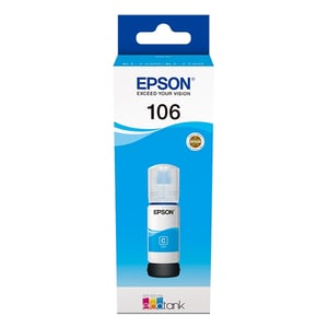 Afbeelding van Epson 106 inktfles cyaan (origineel)