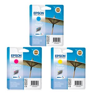 Afbeelding van Epson bundel T0452 serie (cyan+ magenta+ yellow)