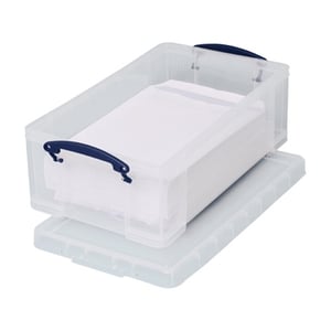 Afbeelding van Really Useful Box opbergdoos | polypropyleen | transparant | 12 liter