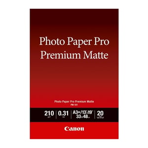 Afbeelding van Canon PM-101 premium fotopapier | mat | A3+ | 210 gr. | 20 vel