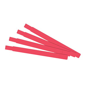 Afbeelding van Zebra Z-Band Fun 10012712-1 rood 25mm x 254mm 4 x 350 stuks (origineel)