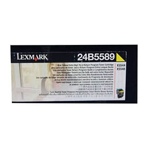 Afbeelding van Lexmark 24B5589 toner cartridge geel (origineel)