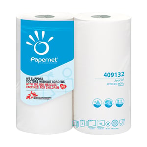 Afbeelding van Papernet P409132 keukenrol | 2-laags | 2 rollen | 48 vel
