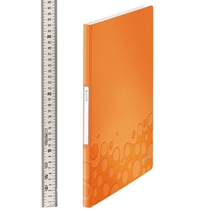 Afbeelding van Leitz 4631 WOW showalbum | A4 | oranje metallic | 20 insteekhoezen