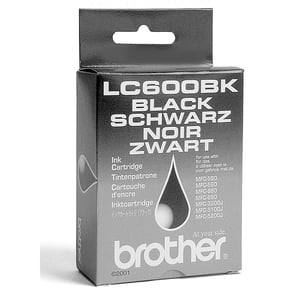 Afbeelding van Brother LC-600BK inktcartridge zwart (origineel)