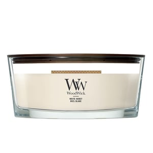 Afbeelding van Woodwick Ellipse geurkaars | White Honey | 454 gram