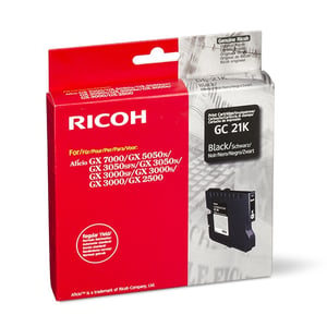 Afbeelding van Ricoh GC-21K gelcartridge zwart (origineel)
